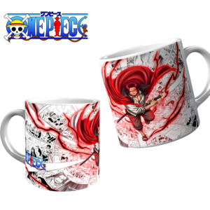 taza one piece akagami no shanks cerámica 325ml 11oz