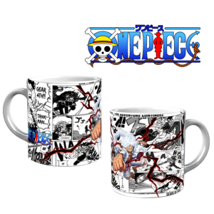 taza one piece luffy gear 5 cerámica 325ml 11oz