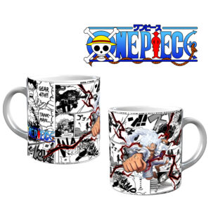 taza one piece luffy gear 5 cerámica 325ml 11oz